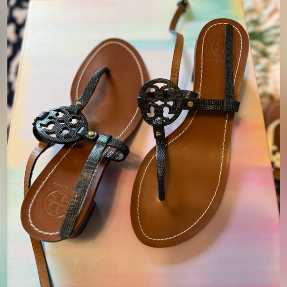 Tory Burch Black Sandals for Women, NWT - Picture 1 of 2